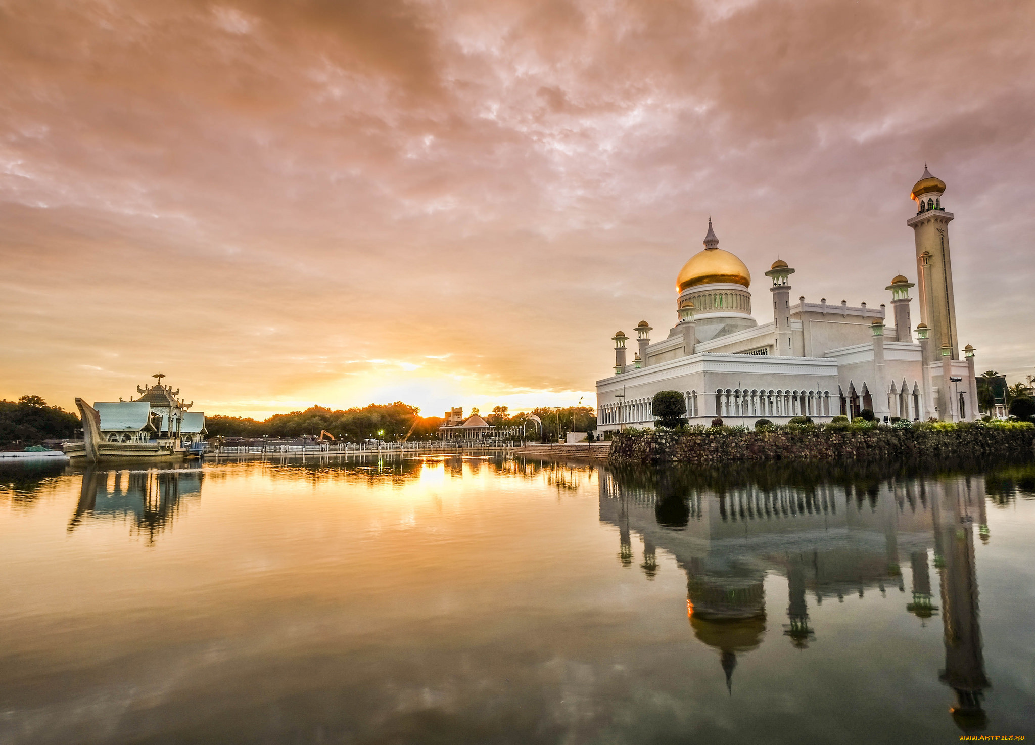 sultan omar ali saiffudin mosque,  brunei, , - ,  , 